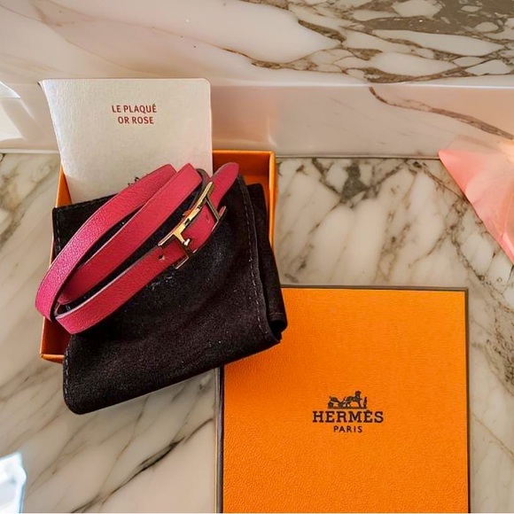 HERMES LE BRACELET CLIC CADENAS 18K ROSE GOLD - Picture 5 of 10